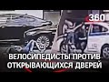 Видео: в Питере в одном месте за несколько минут сбили двух велосипедисток