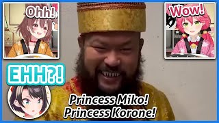 Korone & Miko Surprised Subaru With Pro-Wrestler Great-O-Khan's Special Message