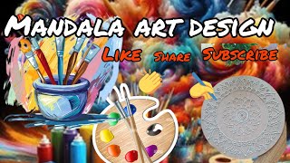 Mandala Art || Mandala Art Design || Mandala Art For Beginners || Mandala Art Easy