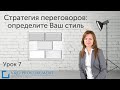 Урок 7. Стратегия переговоров: определите Ваш стиль