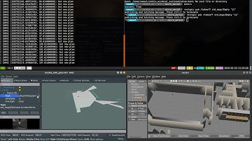 ROS Quadrotor Navigating an Unknown Environment Demo