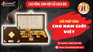 Cao Hồng Sâm Hộp Gỗ Gold Bio Tăng Cường Sinh Lực Phái Mạnh