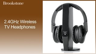 Digital Wireless TV Headphones 2.4GHz Wireless TV Headphones How to Use