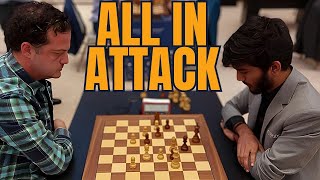 When the king goes all in for the attack | GM Levan Pantsulaia vs GM D Gukesh | World Blitz 2023
