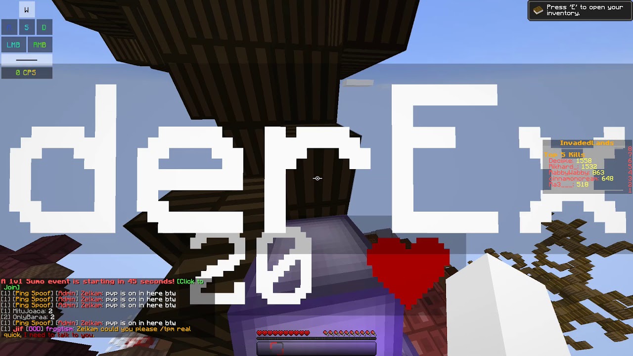 playing kitpvp on InvadedLands with new rank - YouTube