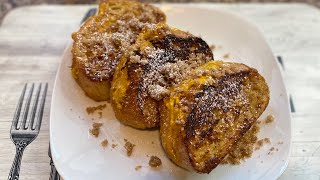 PUMPKIN SPICE STUFFED FRENCH TOAST? | HOW TO MAKE FRENCH TOAST