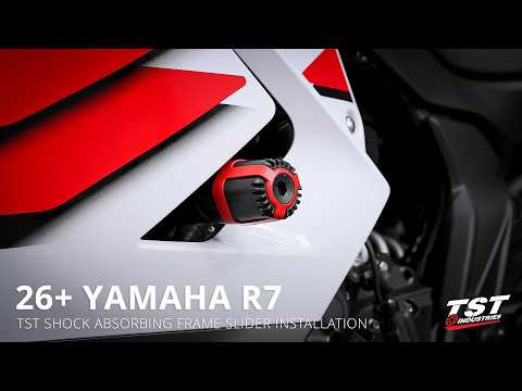 Installing the TST No Cut Frame Sliders for the 2026+ Yamaha YZF-R7 by TST Industries