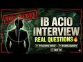 IB ACIO Interview Secrets: Common Questions and Effective Answers