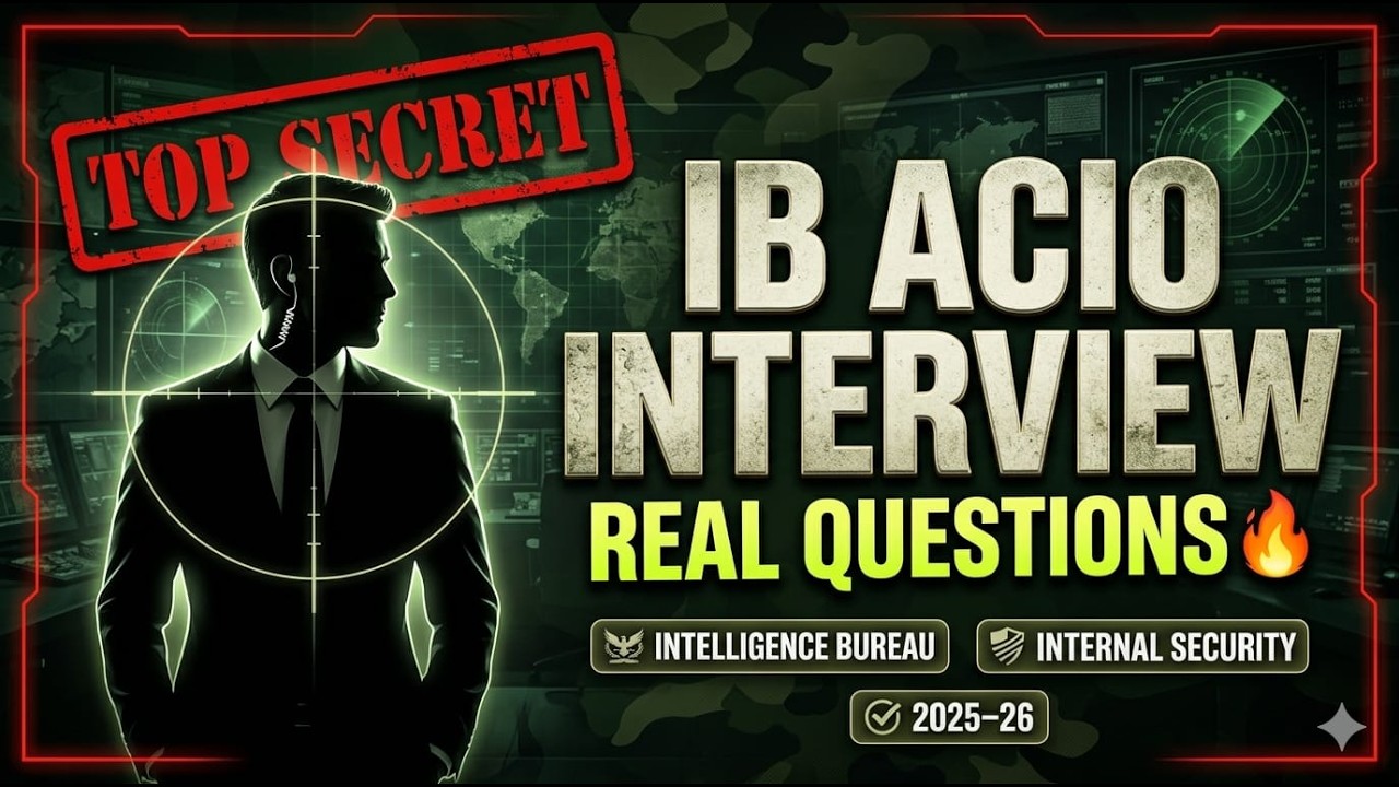 IB ACIO Interview Secrets: Common Questions and Effective Answers - YouTube