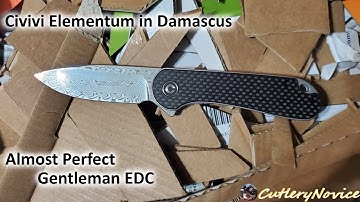 Civivi Elementum (Damascus): Near Perfect Gentleman EDC