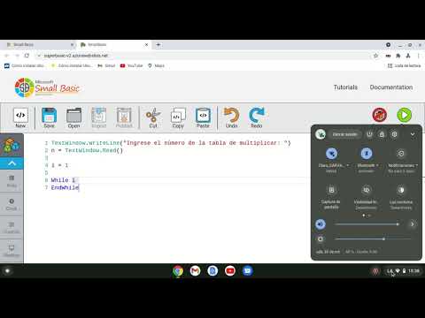 Estructura condicional While en Small Basic - Algoritmo de la tabla de multiplicar