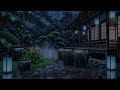 Fall Asleep to the Sound of Heavy Rain on a Traditional Japanese Home 🌧️🏯