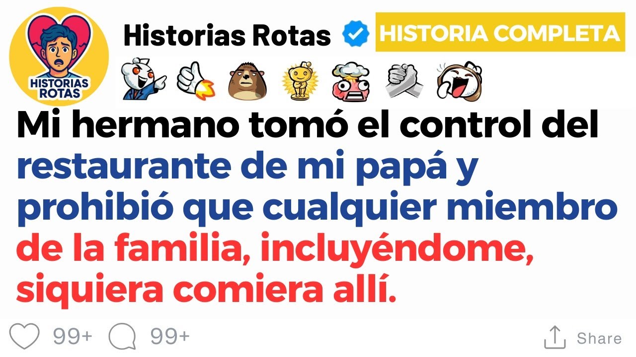 [HISTORIA COMPLETA] Mi hermano tomó el control del restaurante de mi papá y prohibió que cualquier