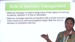 GATE CLASS 2025 - OPERATING SYSTEMS - MEMORY MANAGEMENT - Mrs.A.M.SERMAKANI - ASSO. PROF. - S.A.E.C.