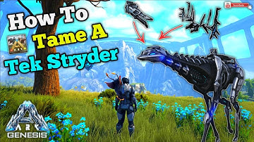 Ark Genesis 2 How To Tame A Tek Stryder In ARK Ultimate Mobile Edition