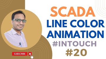 SCADA Tutorial 20 - Line Colour Animation In SCADA Graphics | Line Color in Intouch SCADA