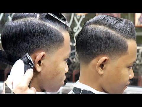  Model  rambut  sekolah terkini Temple Taper  Fade Tutorial 