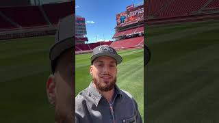 Ricky Pearsall&#39;s message to the Faithful! #49ers #NFLDraft #Shorts