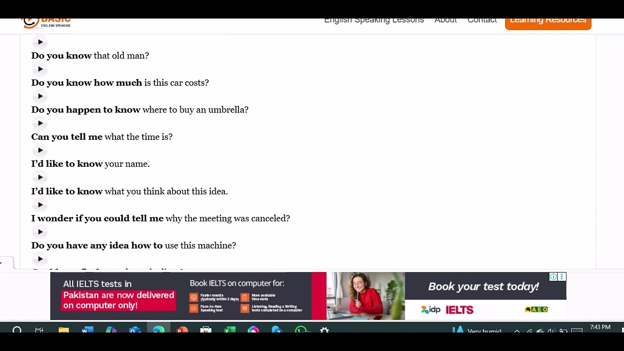 ASKING FOR INFO Bolo ENGLISH WITH WAQAS |