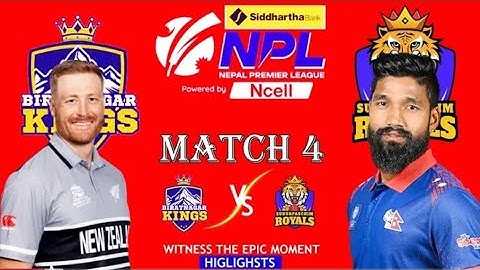 SUDURPASCHIM ROYALS Dominate! Win by 90 Runs vs Biratnagar Kings | Dipendra Singh Airee Shines