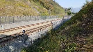 KTX 1. 경산 속초리 시속 266km/h 통과 018호기.