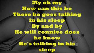 Toni Braxton - Talking in his sleep LYRICS chords