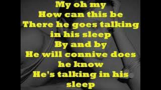 Toni Braxton - Talking in his sleep LYRICS