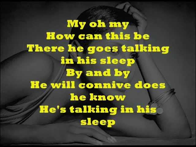 Toni Braxton - Talking in his sleep LYRICS