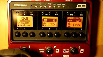 Zoom B3 Effects & Looper Demo