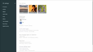 Windows 8.1 - PC Settings