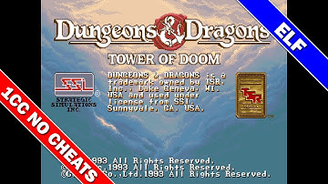 Dungeons & Dragons: Tower of Doom 1CC (Elf) [Arcade] / ダンジョンズ&ドラゴンズ タワーオブドゥーム