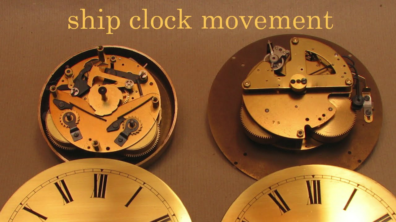 Ship's Bell clock movement YouTube