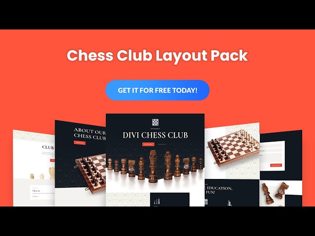 Chess Club Blog Page Divi Layout by Elegant Themes