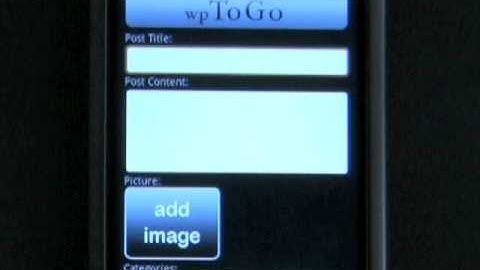 WpToGo Android App Review - AndroidApps.com