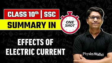 Effects Of Electric Current | Physics Summary | Class 10 | Maharashtra SSC