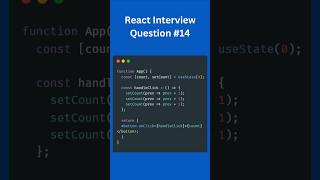 React interview question #reactjs #frontend #javascript #html #css #webdevelopment #webdev