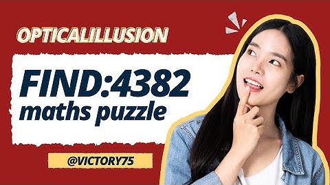 Find the Number "4382"Test your eyes/ Focus your mind/ Number Challenge?🔥opticalillusion 