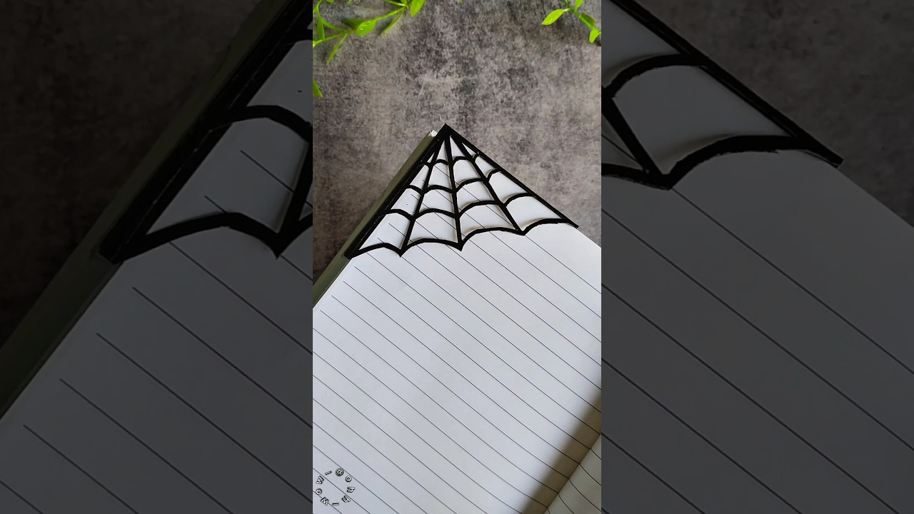 DIY Spider Web Bookmark🕸️🔖 