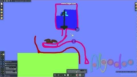 Algodoo - Toilet Simulation