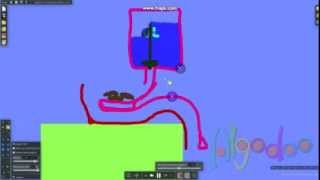 Algodoo - Toilet Simulation