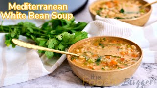 Easy Mediterranean White Bean Soup | Hearty & Delicious