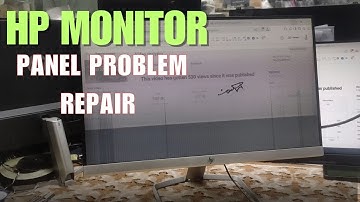 HP Monitor 22f Panel Flickering Problem Repair | Created by Afjal Hossain
