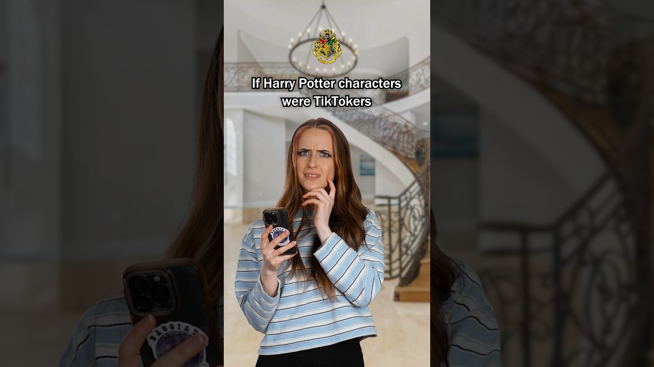 А что, если бы персонажи Гарри Поттера были тиктокерами?