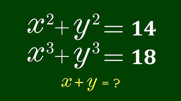 Germany | Can you solve this ? | Math Olympiad x+y = ?