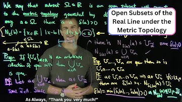Open Subsets of the Real Line under the Metric Topology