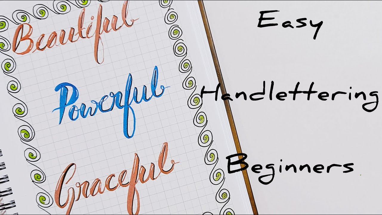 Handlettering For Beginners: A Modern Calligraphy Tutorial — How To  Handletter