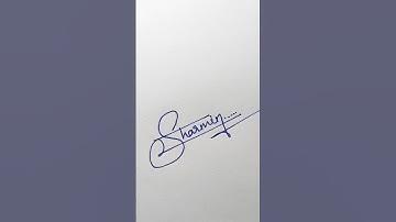 Sharmin🩷 name signature|#calligraphy #signature #writing #handwriting #youtubeshorts #ytshorts