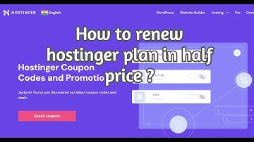 ✅How Hostinger plan renew in half price ? | Hostinger coupons | 100% working Hostinger coupon code