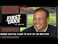 Tiger Woods says he plans to play in the Masters this week 👀 | First Take