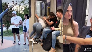 Fitness Samka Shocking Guys With Her Amazing Fit Body Tiktok Prank Compilation